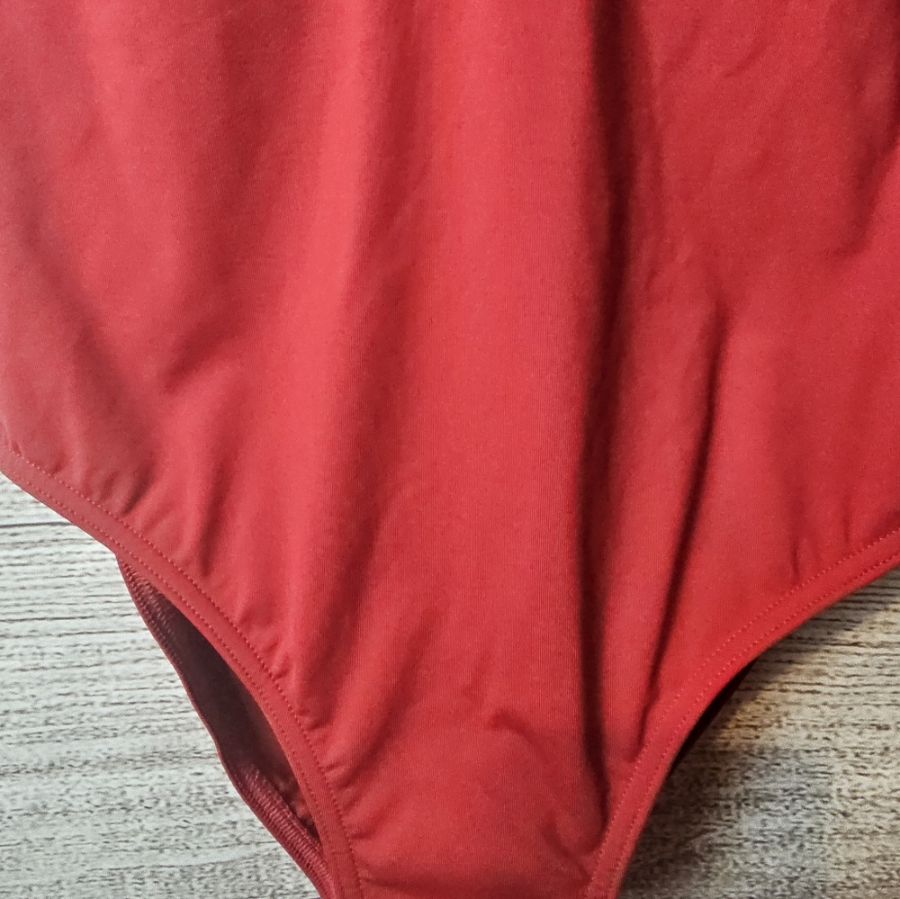 MICHAEL Michael Kors Red One-Piece Swimsuit - Picture 5 of 12